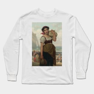 Laveuse D'etretat by Hugues Merle Long Sleeve T-Shirt